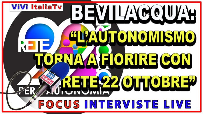 COPERTINA FOCUS BEVILAQUA RETE 22 OTTOBRE maggiore autonomia