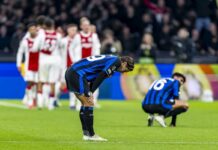 L’Atalanta si arrende nel finale in Conference, l’Ajax vince 2-0