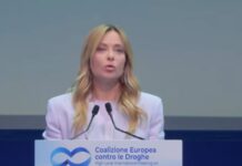 Meloni “La droga rende schiavi e gli schiavi non sono liberi”